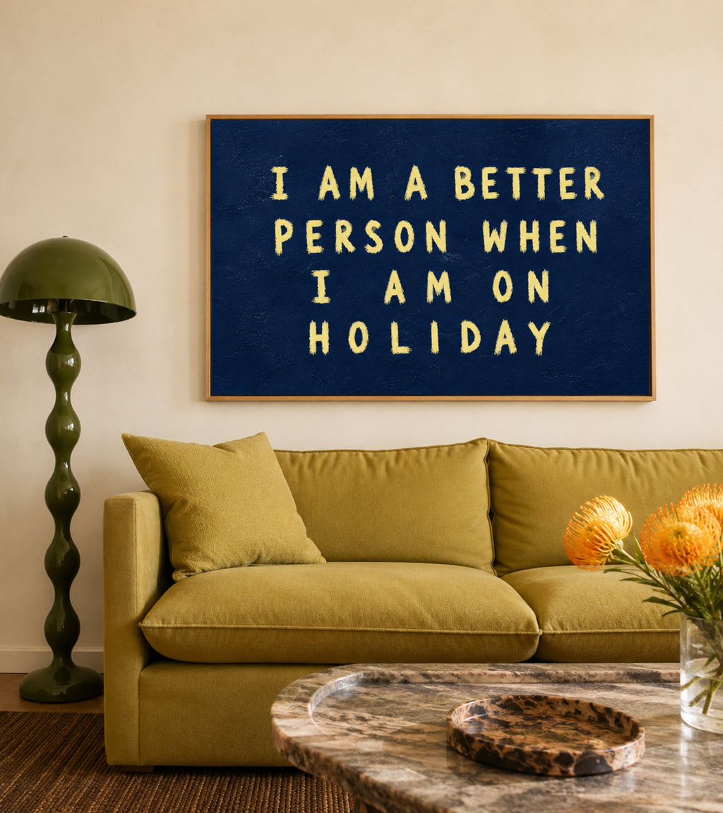 I Am a Better Person When I’m on Holiday