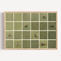 Minimalist Tiny Polo Players Oil Painting Print, Horizontal Modern Abstract POLO equestrian Sports Wall Art, Hand Drawn Aerial Polo match Poster, horses wall art print, polo match oil painting
